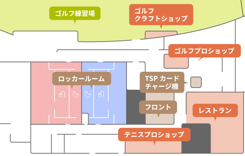 クラブハウス見取り図