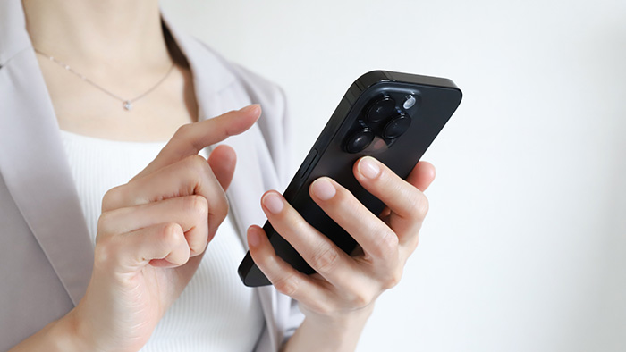 スマホ操作